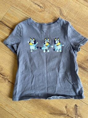 Kids Short-Sleeve Blue Graphic Tee Bluey